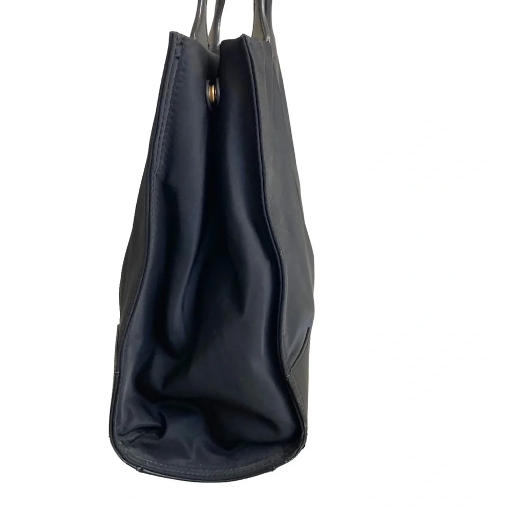 Tory Burch black Ellen nylon tote bag
